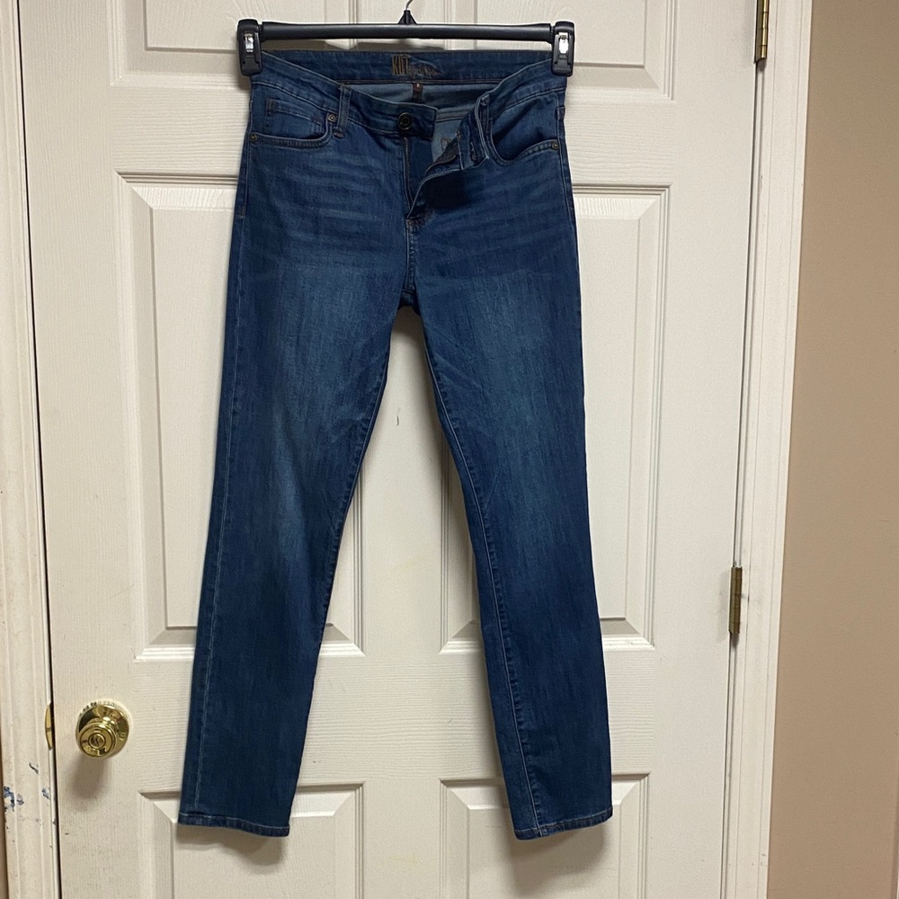 Kut from the Kloth Dark Blue Straight Leg Jeans